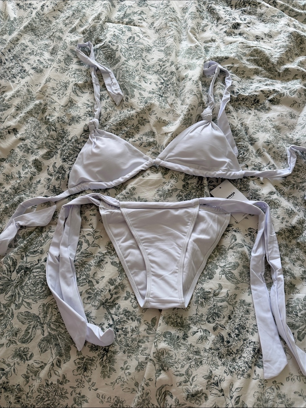 Brand new white bikini